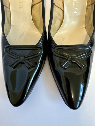 Vintage black patent - 60’s,