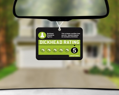 Funny car air - freshener:, d**k
