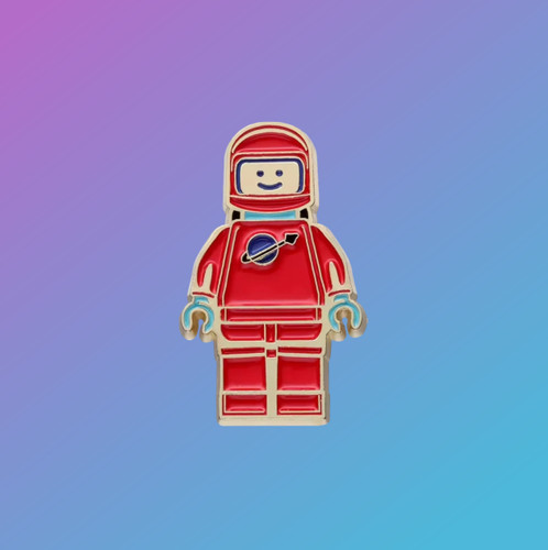 Classic space man minifigure - classic,