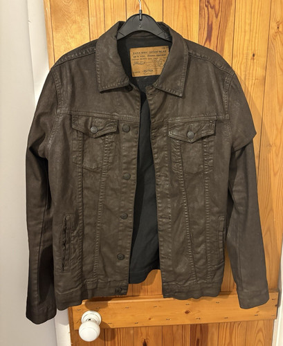 Zara man men brown - brown, denim