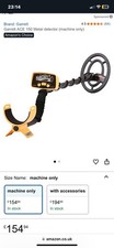 Garrett Ace 150 Metal Detector Yellow/Black
