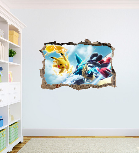 Pokemon wall art sticker game - pokemon,