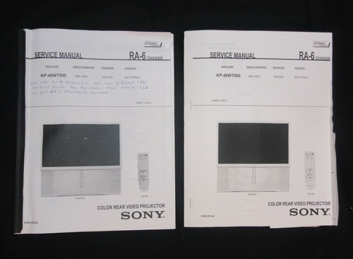 Sony service manual 6 - sony,