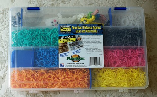 Rainbow loom bands case - loom,