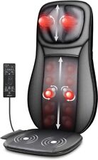 Snailax Full Back & Neck Massager With Heat Chair Pad Massage Kneading Shiatsu 
