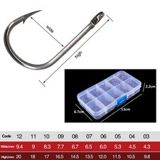 100/500Pcs Fishing Hook Set
