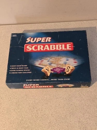 Mattel super scrabble - mattel, board