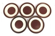 Set Of 5 Vintage Denby Potters