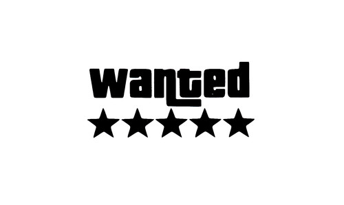 Wanted stars car van - van, bumper