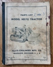 Allis-Chalmers HD7G Tractor