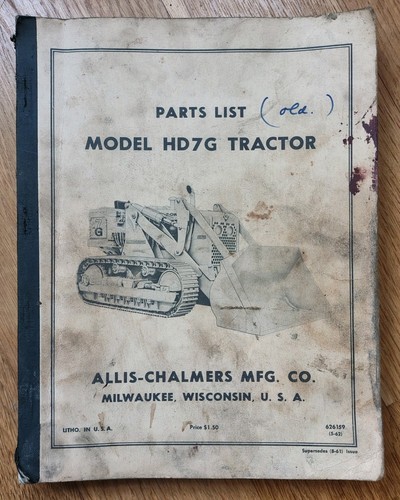 Allis chalmers hd7g tractor - allis-chalmers,