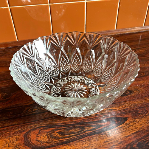 Vintage clear round - clear,