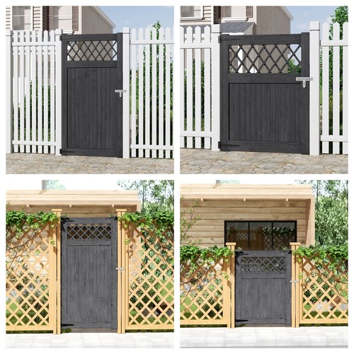 Large wooden garden gate - wooden,