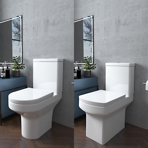 Moden bathroom square round - moden, square/