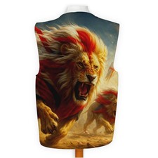 Lions With England Flag Design