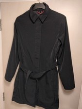 Next Ladies Black Mac /coat Size 10