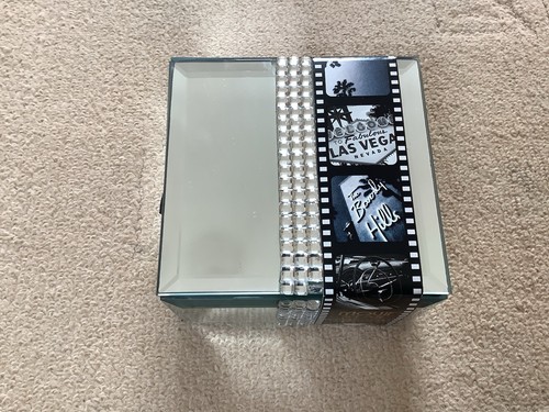 Mirrored glass trinket - mirrored,