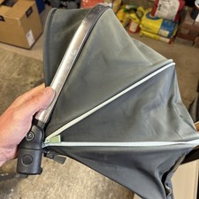 iCandy Peach 5 6 7 Beluga Black Hood Canopy Chrome Frame