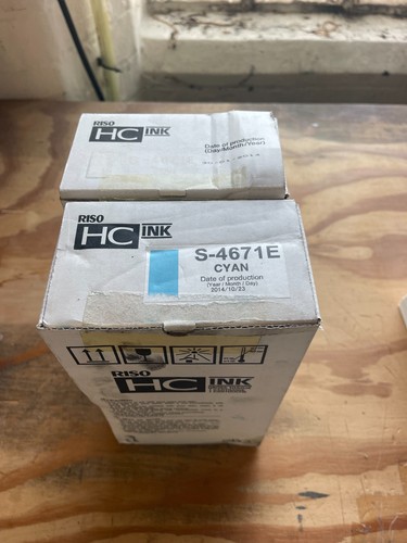 Riso 4671 cyan ink - riso,