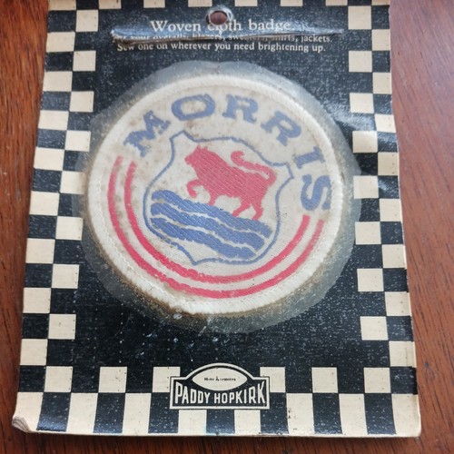 Vintage morris woven cloth - vintage,
