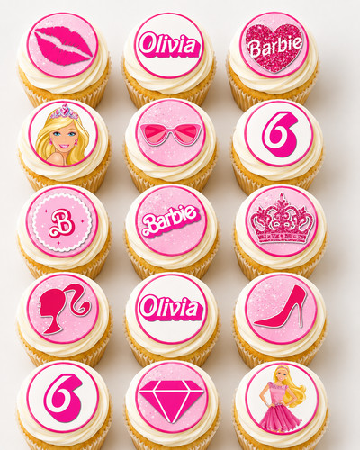 Personalised edible barbie - edible,