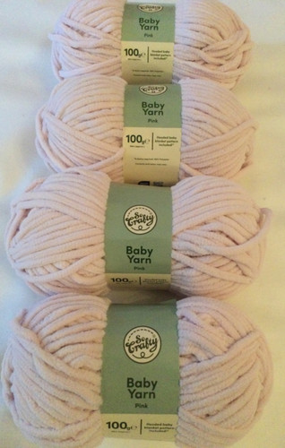 400g pink baby yarn - yarn, 100g