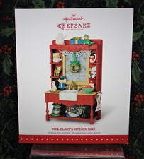 Hallmark Christmas Ornament 2015 Mrs. Claus's Kitchen Sink Member Exclusive