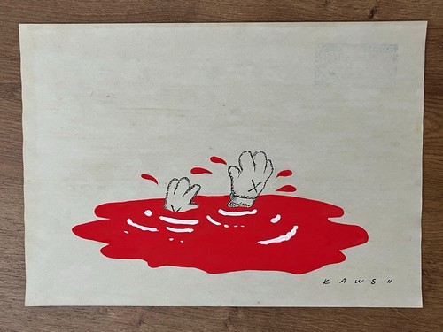 Kaws drawing and - kaws, on