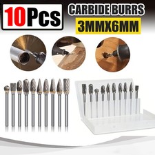 10pcs Tungsten Carbide Burr