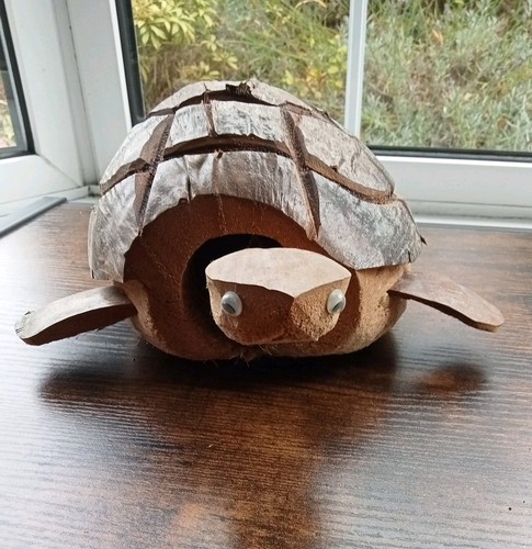 Vintage coconut shell bobbing - vintage,