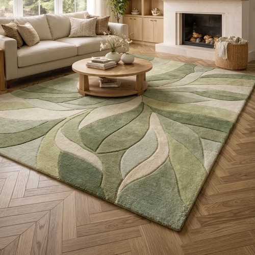 Modern abstract rug 9x12 - modern,