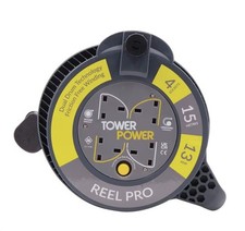 Extension Cable Reel 4 Socket
