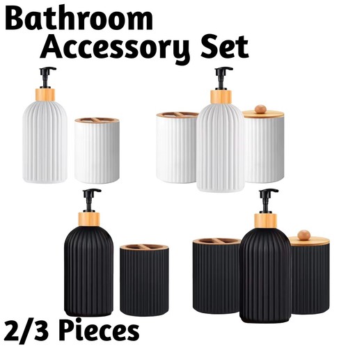 Bathroom accessory set soap - set,