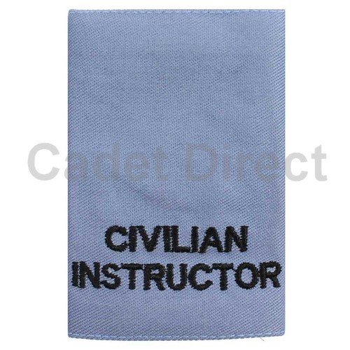 Plain civilian instructor rank - plain,