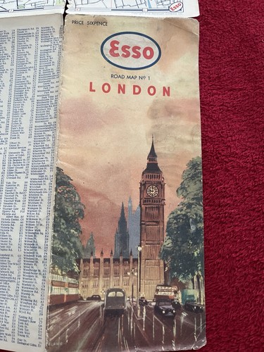 Vintage esso road - esso,