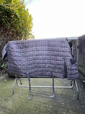 7’0 ft Masta Heavy Weight Grey Pink Check Stable Rug #1706