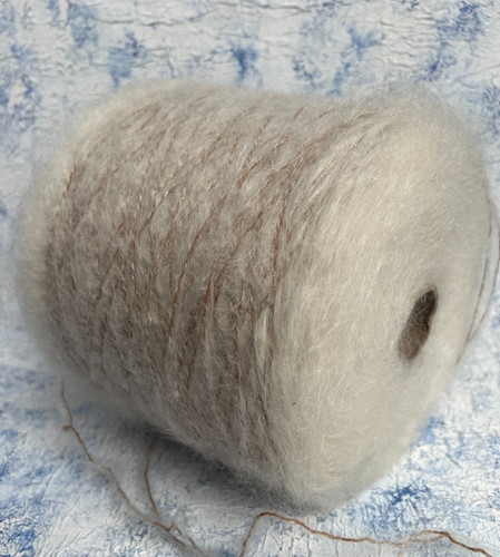 Kid mohair cone yarn 15 - mohair, 70/15/15%