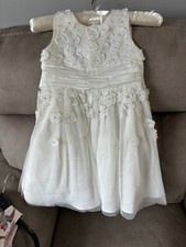 flower girl dresses ivory 18-24 Months