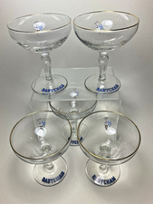 A Set of 5 Vintage 1950s White