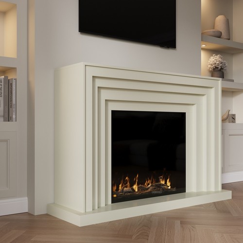 Cream fire surround and - surround,