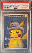 Pikachu with Grey Felt Hat 085 Sv: Scarlet & Violet Promo Cards Regular PSA 8
