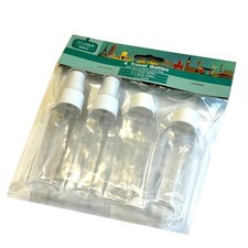 Travel Bottles 20-50ml Plastic Empty Spray Transparent Bottle Refillable