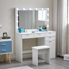 White dressing table - table, with