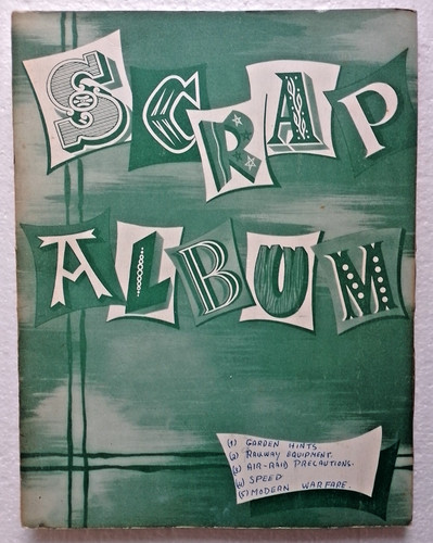 Vintage scrap book - scrap, of