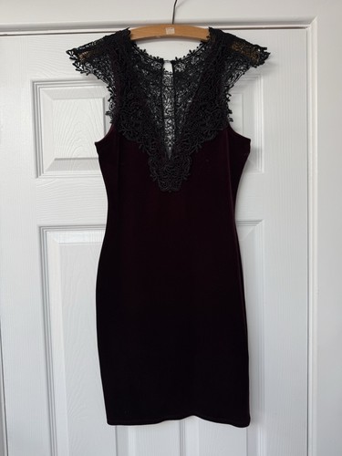 Topshop burgundy velvet - topshop,