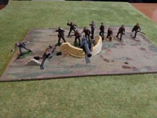 Airfix British Support Group Soldiers Bunker and Heavy Machine Gun 1/32 Scale