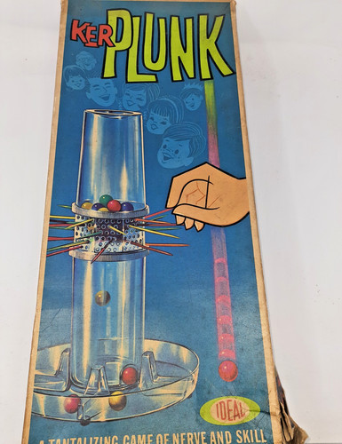 Vintage ideal ker plunk game - ideal,
