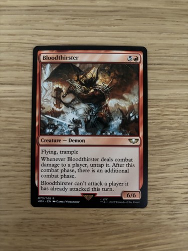 Mtg bloodthirster - bloodthirster, (nm)