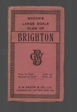 BACON'S,  LARGE SCALE MAP &