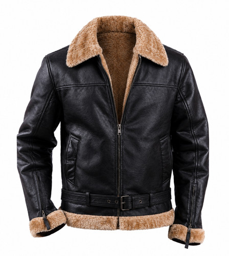 Men black real - men’s, leather